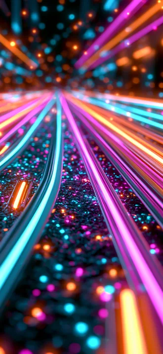 Neon 002 — Neon wallpaper for iPhone 4K lock screen