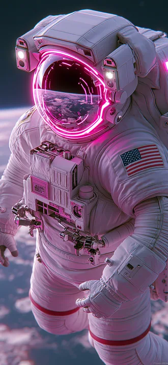 Space Astronaut Dreams 004 — Astronaut Dreams wallpaper for iPhone 4K lock screen