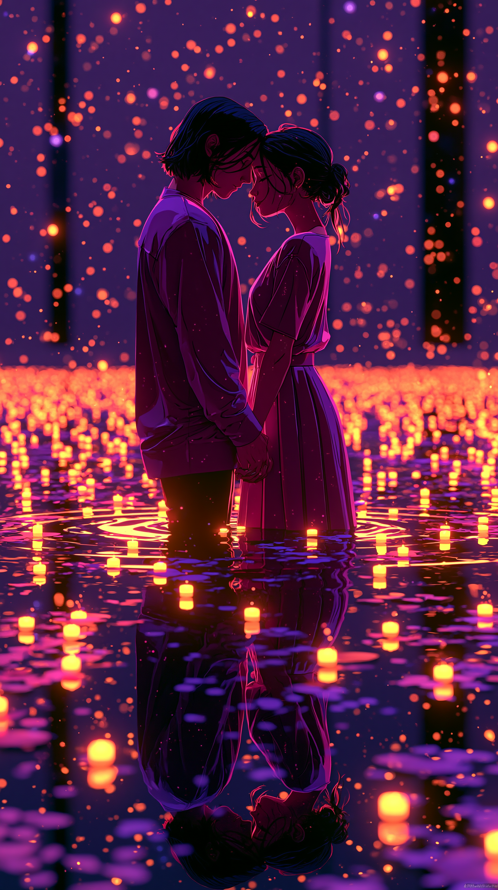 Anime Love Story iPhone wallpapers