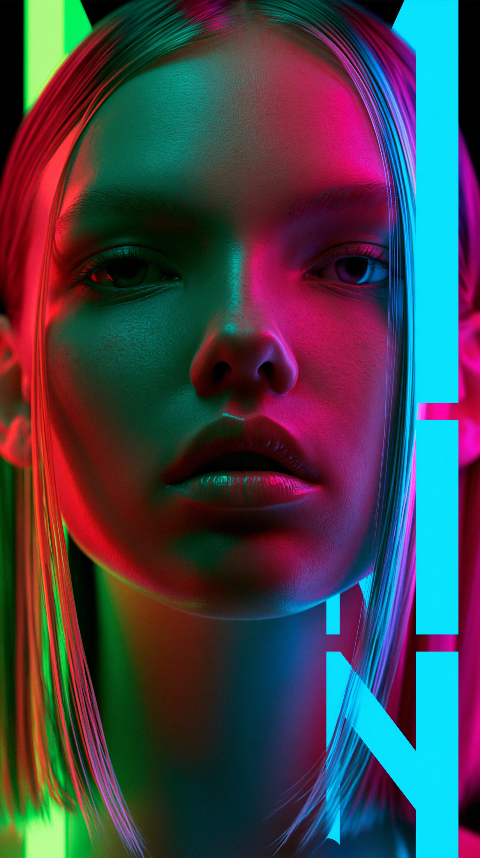 Girls 003 4K wallpaper for iPhone