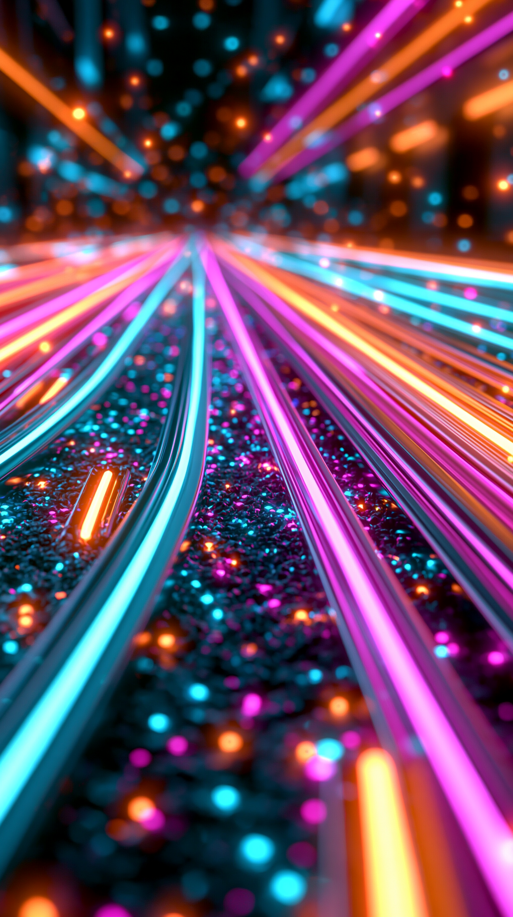 Neon 002 4K wallpaper for iPhone
