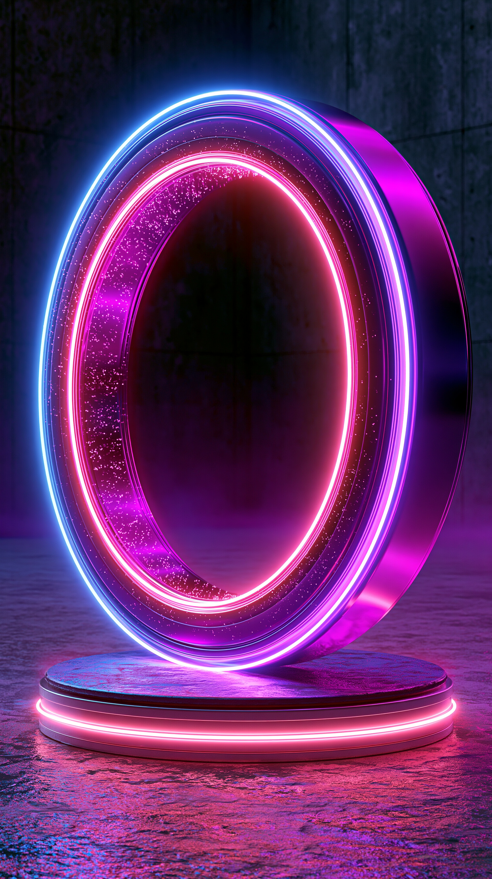 Neon 003 4K wallpaper for iPhone