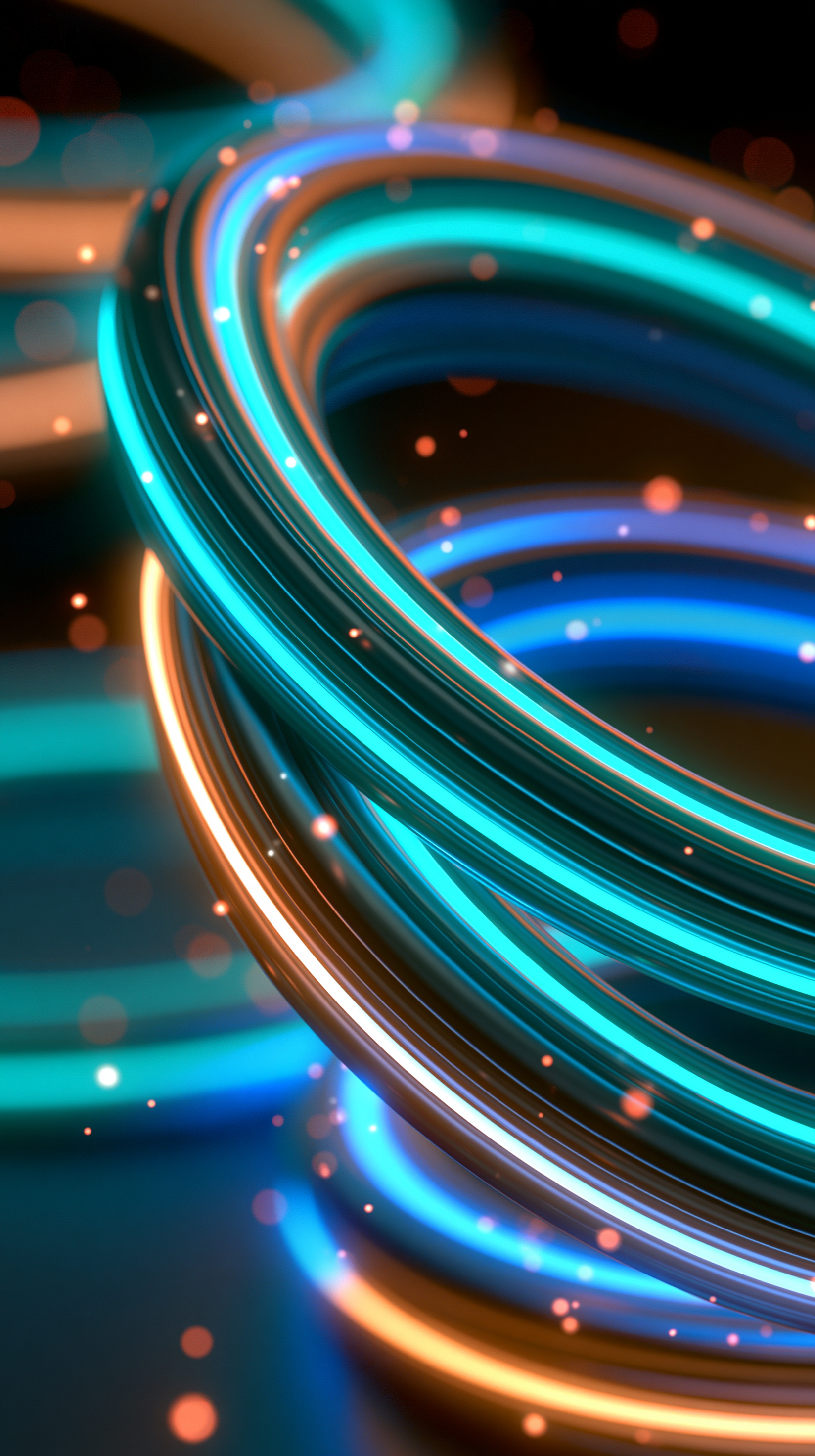 Neon 004 4K wallpaper for iPhone