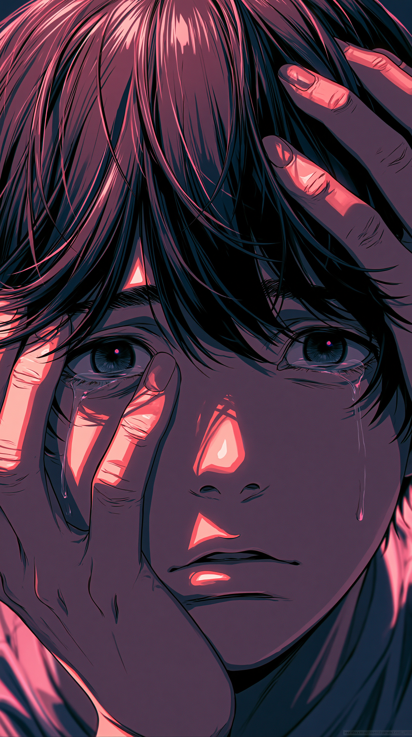 Sad Anime iPhone wallpapers